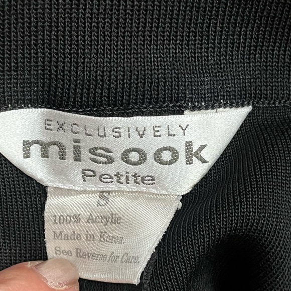 Exclusively Misook Straight Leg Pants Women’s Size SP Pull On Elastic Waist - Picture 3 of 6